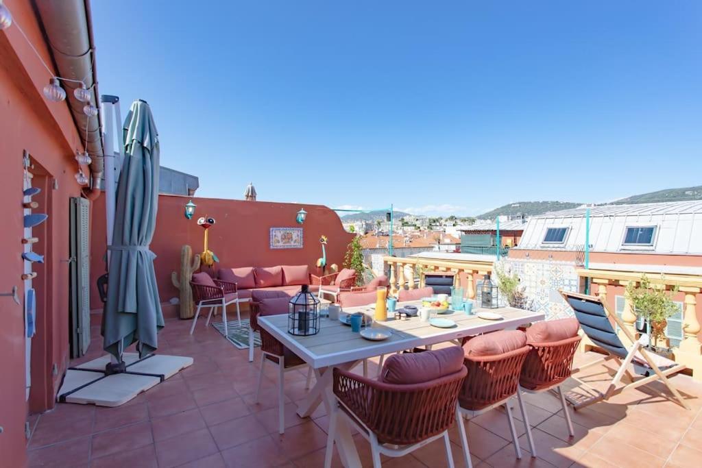 #48 Suite Jean Top Floor Terrace 5Min Walk Sea Ac Nice Exterior photo